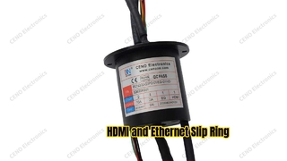 Hybrid-Schleifring für HDMI- und Gigabit-Ethernet-Übertragung