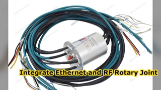 Integrieren Sie Ethernet-Signal und RF-Drehgelenk