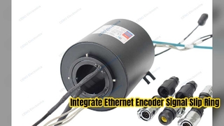 Ethernet- und Encoder-Signal-Schleifring integrieren