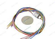 Mini Signal Capsule Slip Ring mit externem elektrischem Verbindungsstück des Durchmesser-10mm