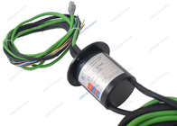 Modbus-Signal-Slip-Ring mit 10A-Stromversorgung und Flansche für industrielle Automatik