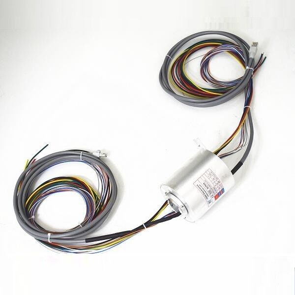 Hoch übertragen 1000M Ethernet Slip Ring Inner Bore 25.4mm für Turtable-Ausrüstung