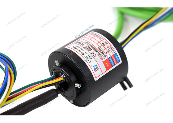 Industriesystem-Ethernet-Signal-Beleg Ring With Rotating Electrical Connector
