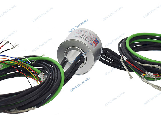 Niedertemperaturschleiferring mit Durchlöchern ID35mm RS422 Ethernet Signal