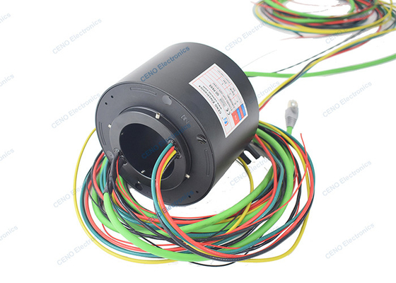 Ethernet-Signal-Slip Ring mit Profi-net RS232 & durch Bohrungs-For-Power-System
