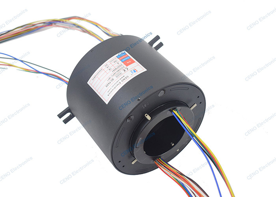 Durch Bohrleitungs-Slip Ring mit 24 Schaltkreisen 10A & 3A für die Industrie