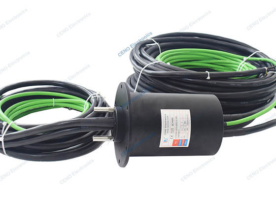 1000M Ethernet-Signal-Slip-Ring mit Durch-Loch-Option für Rechenzentrum