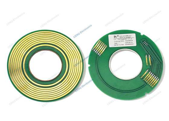 Pancake Slip Ring mit PCB USB2.0 und elektrischem Stecker für die LED-Industrie