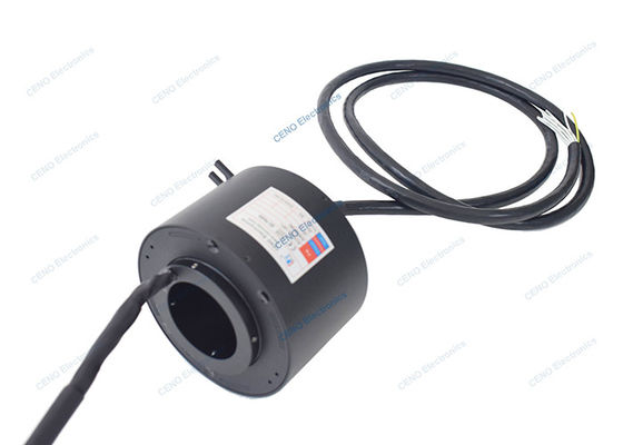 Leitungsschleifring mit durchbohrenden rotierenden elektrischen Steckverbinder für die Industrie