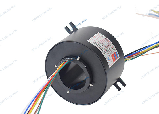 Durch die Bohrung geleitender Rutschring mit ID 50mm & rotierender elektrischer Stecker