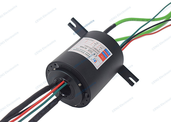 IP41-Schutzgrad Durchbohrungsring mit Gigabit-Ethernet-Signal und Flanschinstallation