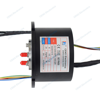 Integrieren Sie RS422 Signal & RF Slip Ring mit Radiofrequenz Rotationsgewinnung für Radar