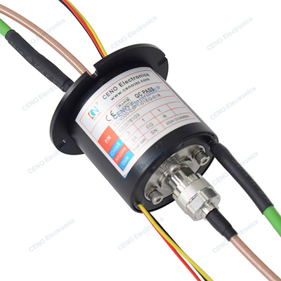 Integration von HF-Slip-Ring mit Power-Ethernet-Signal und Radiofrequenz-Rotationsunion