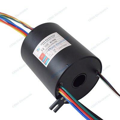 Durchbohrungsschleifring-konfigurierte elektrische Drehverbindung für die Industrie