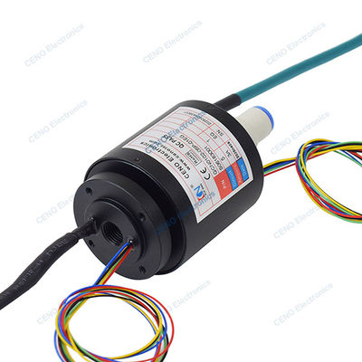Integrieren Sie das Power Ethernet Signal und den pneumatischen hydraulischen Rotations-Slipring
