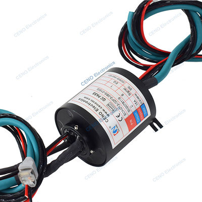 Niedrigtemperatur-Slip-Ring mit Ethernet-Signal und elektrischer Energie durch Bohrung