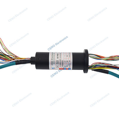 Niedertemperatur-Slip-Ring mit Ethernet-Signal und elektrischer Energie für Industrie