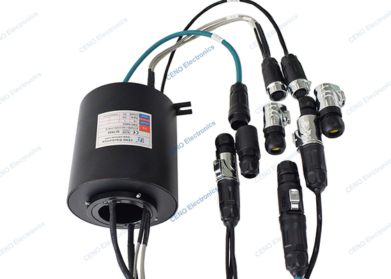 Ethernet- und Encoder-Schleifring für niedrige Temperaturen mit elektrischer Energie
