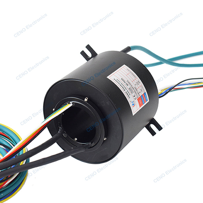 Durchkontaktierter Schleifring mit Stromkreisen für elektrische Leistung & Ethernet-Signal