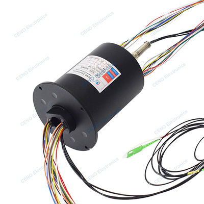 Integrieren Sie FORJs Slip Ring mit elektrischer Energie und 3 Glasfaser-Rotationsgelenk