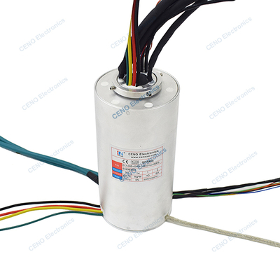 Wasserdichter Schleifring für niedrige Temperaturen mit elektrischer Leistung, Ethernet, USB & RS232