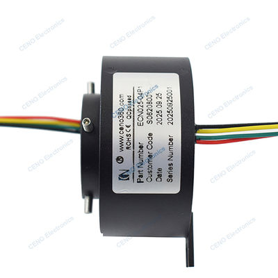High Speed Slip Ring with Through Hole and Electric Power for Industry System