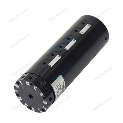 12 Kanäle pneumatische Drehverbindung mit 30rpm Gasrutschring für Industrie-Roboter