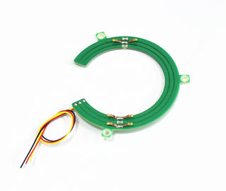 Flacher Pfannkuchen-Schleifring-dünner Raum durch Bohrung 55mm 0-5VDC für Electrombile
