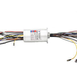 Hybrider Kanal des Faser-Optikdrehgelenk-kombinierter Energie-Faser-optischer Gigabit-1